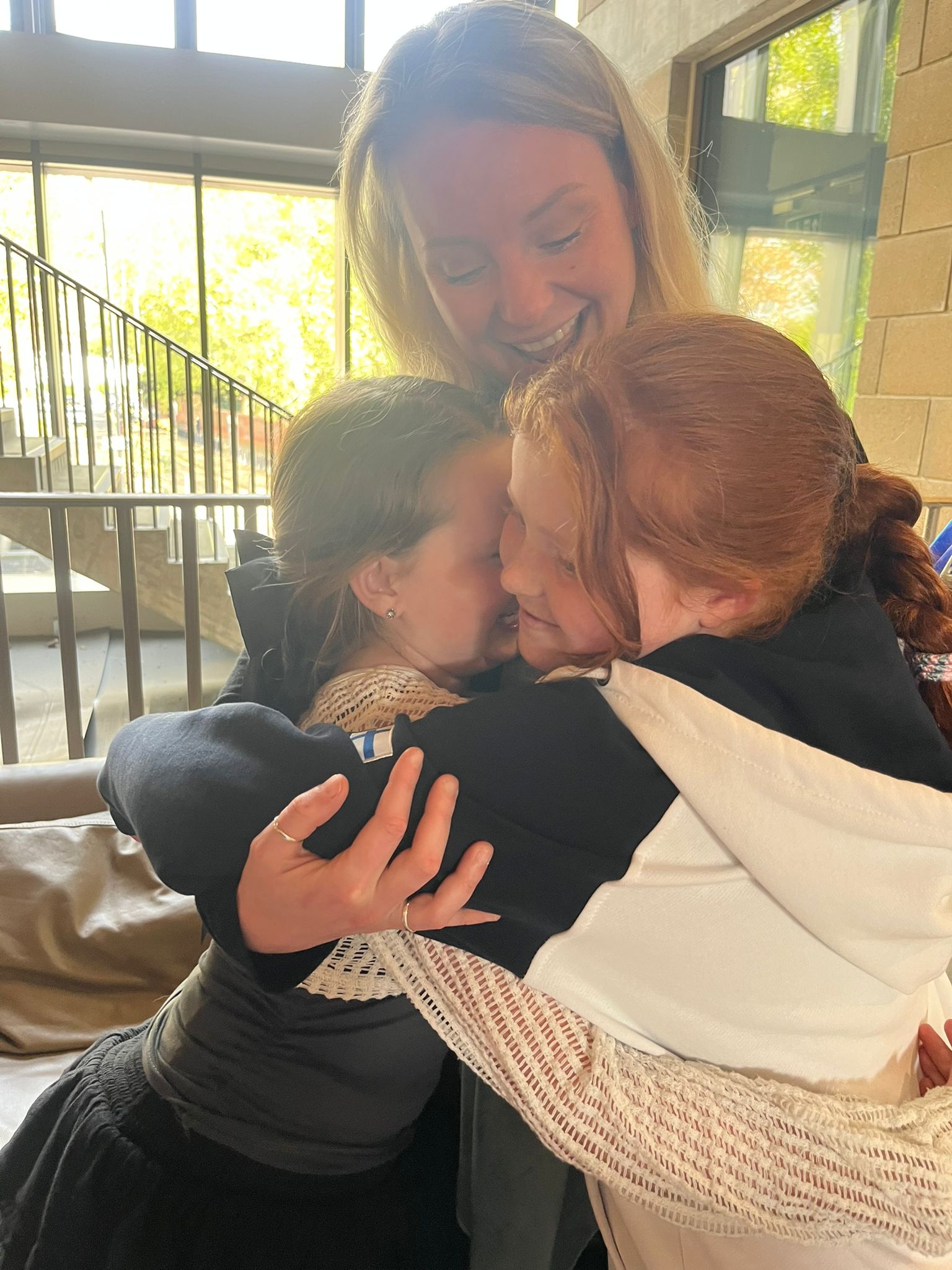 A Verse Arts teacher with students